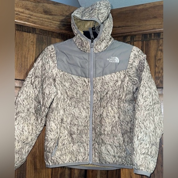 Reversible girls north face puffer jacket - Picture 1 of 2
